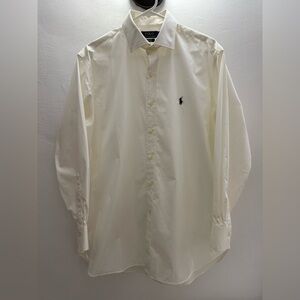 Polo Ralph Lauren white Dress Shirt. Size 16 1/2
